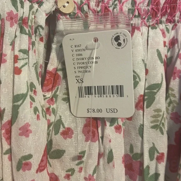 Free People Rule The World Romper size XS NWT - Picture 6 of 7